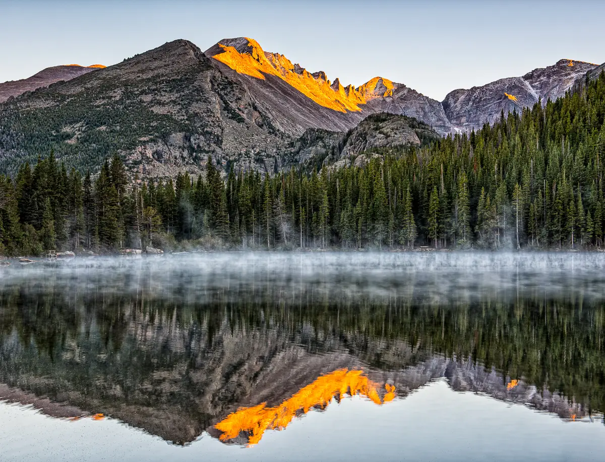 Dream Lake Sunrise on Rocky Mountain National Park Tour